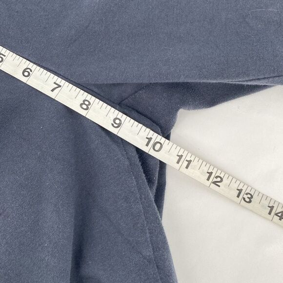 Old Navy Active Foldover Yoga Pants Gray Logo Back Flare Legs Small Petite Y2K - Picture 9 of 10